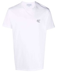 T-shirt girocollo bianca di Maison Labiche