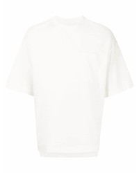 T-shirt girocollo bianca di Maison Mihara Yasuhiro