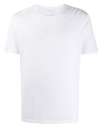 T-shirt girocollo bianca di Majestic Filatures