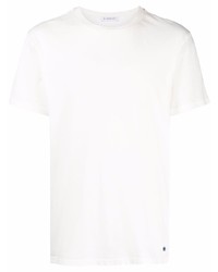 T-shirt girocollo bianca di Manuel Ritz
