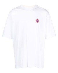 T-shirt girocollo bianca di Marcelo Burlon County of Milan