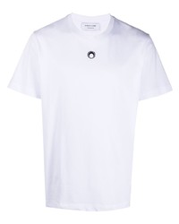 T-shirt girocollo bianca di Marine Serre