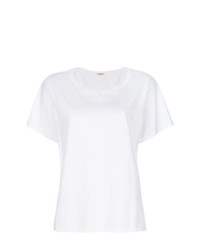 T-shirt girocollo bianca di Masscob