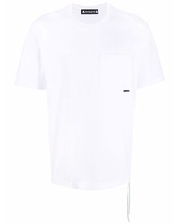 T-shirt girocollo bianca di Mastermind Japan