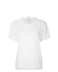 T-shirt girocollo bianca di Mauro Grifoni