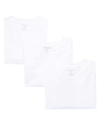 T-shirt girocollo bianca di Michael Kors