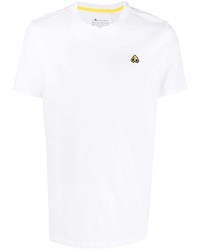T-shirt girocollo bianca di Moose Knuckles