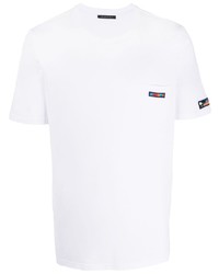 T-shirt girocollo bianca di Mr & Mrs Italy