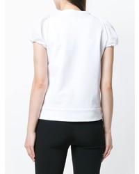 T-shirt girocollo bianca di N°21