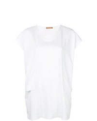 T-shirt girocollo bianca di Nehera