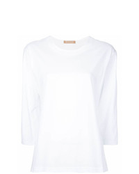 T-shirt girocollo bianca di Nehera