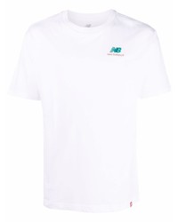 T-shirt girocollo bianca di New Balance