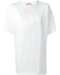 T-shirt girocollo bianca di No.21