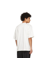 T-shirt girocollo bianca di Dolce and Gabbana
