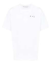 T-shirt girocollo bianca di Off-White