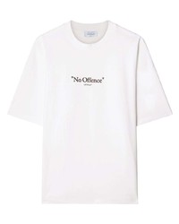 T-shirt girocollo bianca di Off-White