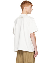 T-shirt girocollo bianca di Recto