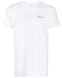 T-shirt girocollo bianca di OKLYN
