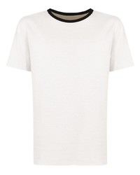 T-shirt girocollo bianca di OSKLEN