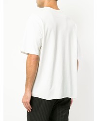 T-shirt girocollo bianca di Bassike