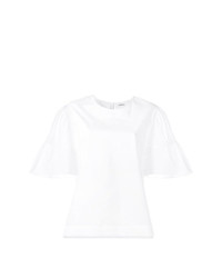 T-shirt girocollo bianca di P.A.R.O.S.H.