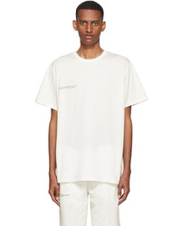 T-shirt girocollo bianca di PANGAIA