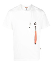 T-shirt girocollo bianca di Parajumpers