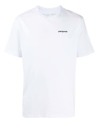 T-shirt girocollo bianca di Patagonia