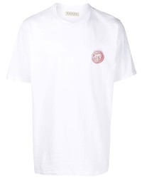 T-shirt girocollo bianca di Paura