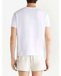 T-shirt girocollo bianca di Etro