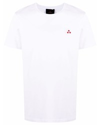T-shirt girocollo bianca di Peuterey