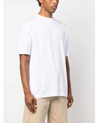 T-shirt girocollo bianca di Sunspel
