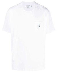 T-shirt girocollo bianca di Polo Ralph Lauren