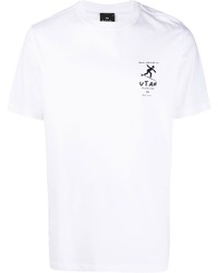 T-shirt girocollo bianca di PS Paul Smith
