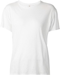 T-shirt girocollo bianca di R 13