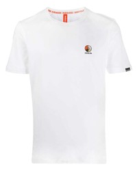 T-shirt girocollo bianca di Raeburn