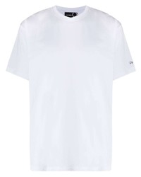 T-shirt girocollo bianca di Raf Simons
