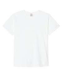 T-shirt girocollo bianca di RE/DONE