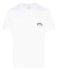 T-shirt girocollo bianca di Reception