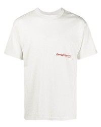 T-shirt girocollo bianca di Reese Cooper® 