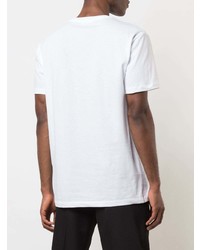 T-shirt girocollo bianca di WARDROBE.NYC