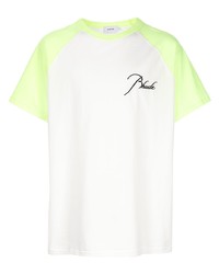 T-shirt girocollo bianca di Rhude