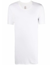 T-shirt girocollo bianca di Rick Owens