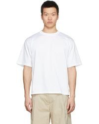 T-shirt girocollo bianca di Rito Structure