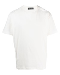 T-shirt girocollo bianca di Roberto Collina