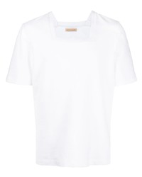 T-shirt girocollo bianca di ROMEO HUNTE