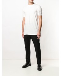 T-shirt girocollo bianca di Damir Doma