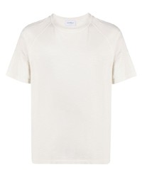 T-shirt girocollo bianca di Salvatore Ferragamo