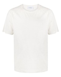 T-shirt girocollo bianca di Salvatore Ferragamo