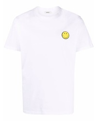 T-shirt girocollo bianca di Sandro
